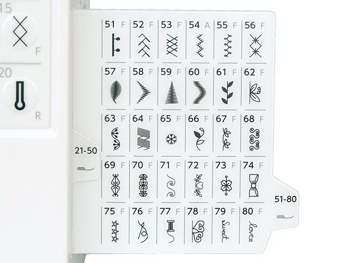 JANOME ArtDecor 7180 UK-00001343 foto
